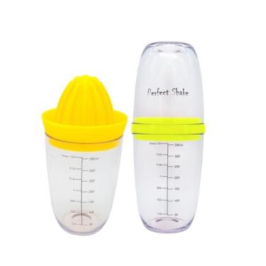 Imagem de Espremedor manual de frutas e mixer misturador de bebidas kit - Fábric