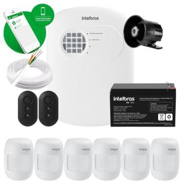 Imagem de Kit Alarme Intelbras Anm 24 App 6 Sensor Presenca Com Fio