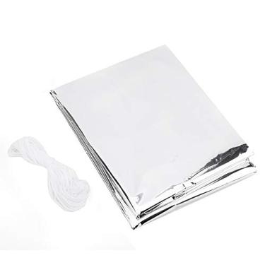 Imagem de Tenda de sobrevivência de emergência barraca de acampamento ao ar livre refletivo para o clima frio Aventura de caminhada prata 240 x 150 x 90cm