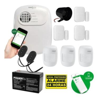 Imagem de Kit Central De Alarme 3 Sensor Abertura 3 Presença Intelbras