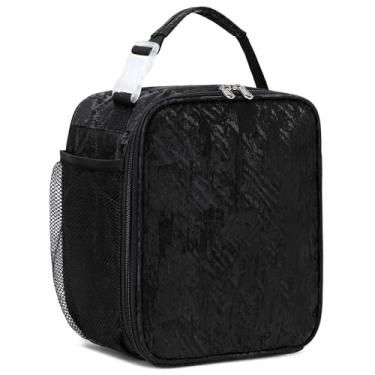 Imagem de Kimwadalh Lancheira preta para meninas e meninos