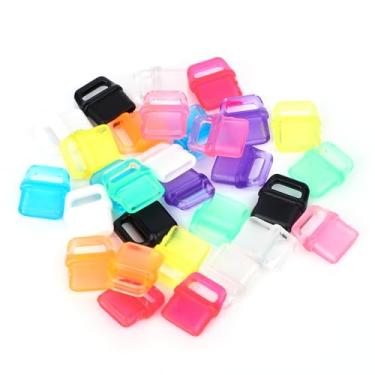 Imagem de BOXOB 30 Fichas USB C Coloridas Contra o Pó, Tampa da Porta Carregamento Tipo C com Orifício para Pendurar Compatível Todos os Dispositivos Computadores Portáteis e Smartphones (Multicoloridos)