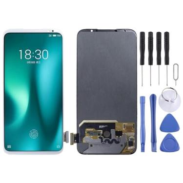 Imagem de YUNCHAO Acessórios telefônicos Tela LCD original para Meizu 16S Pro com o Digitizer Full Monty Substituição do telefone celular