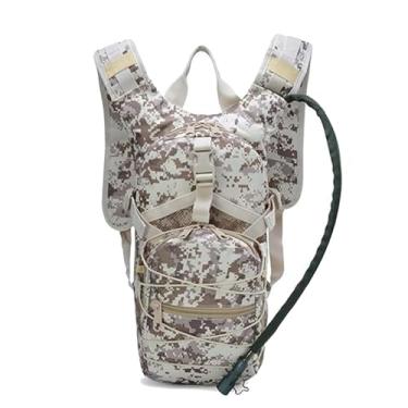 Imagem de Mochila Leve Caminhadas, Mochila De Hidratação Para Campismo E Caminhadas Ao Ar Livre Com Reservatório Água De 3 Litros, Assalto Militar À Prova Dágua Sobrevivência, Para Trekking, Trilhos(C)