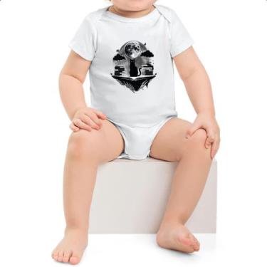 Imagem de Body infantil Gatro Preto do conhecimento - Alearts, M