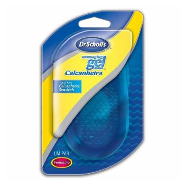 Imagem de Calcanheira Dr Scholl's Massaging Gel Feminina 1 Par