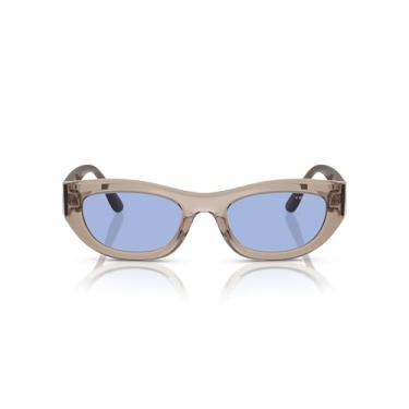 Imagem de Óculos de Sol Vogue Eyewear 0VO5616S 318172 Tam 51 / Marrom - Lentes Azul