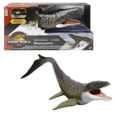 Imagem de Figura Jurassic World Rebirth Dinossauro Mosasaurus Gigante