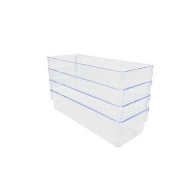 Imagem de Kit 4 peças Organizadores Multiuso Modular Acrilico Médio - Trioplast