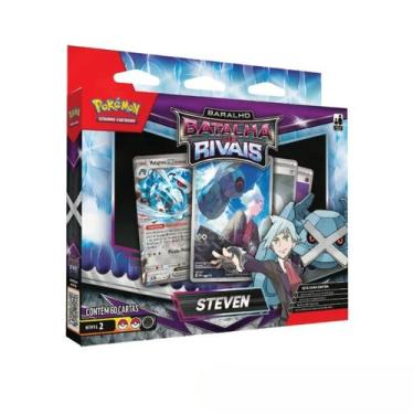 Imagem de Baralho Pokémon Batalha de Rivais Steven Cards Copag Cartas - Pokémon 