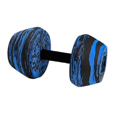 Imagem de oshhni Halteres para exercícios aquáticos, equipamentos de ginástica aquática para homens e mulheres, ginástica em piscina, halteres com pesos de piscina, Azul Preto