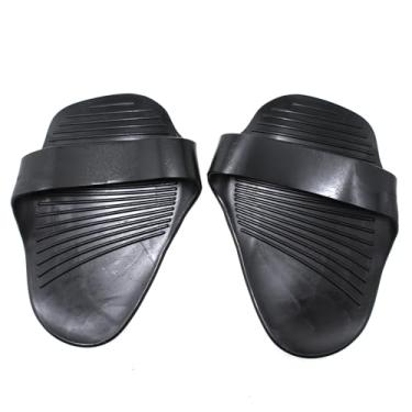 Imagem de Maxmoral 2 peças 14 x 10 cm luvas de borracha para musculação para musculação preta antiderrapante barra única capa protetora de treinamento de empurrão para esportes gerais fitness