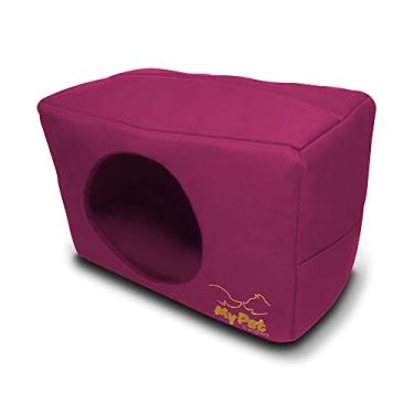 Imagem de MY PET BRASIL Cama Toca Para Cachorros G Cama Pet 2 Em 1 Cama Toca Lavável Caminha Para Cães Luxo Rosa