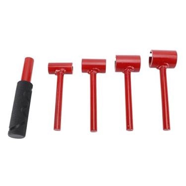 Imagem de Conjunto de ferramentas de ajuste de dobradiça por porta manípulo ergonômico de aço pesado kit de chave de ajuste de gap de dobradiça profissional para proprietários de imóveis