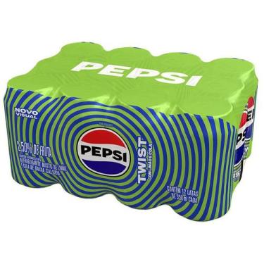 Imagem de Refrigerante Pepsi Twist 350ml Lata 12 Unidades