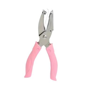 Imagem de UGPLM Puncador de orifício único com alça, broca de broca diy perfurador de metal para artigos de papelaria cartões de papel cartões de papel scrapbook tag, Estrela de 5 Mm