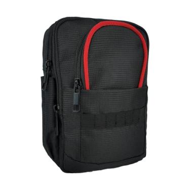 Imagem de Bolsa organizadora de golfe para homens e mulheres – Bolsa organizadora compacta com 3 bolsos com zíper, comporta 28 bolas, telêmetro e camisetas