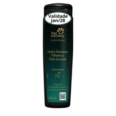 Imagem de Shampoo Filhotes e Pele Sensível Super Premium 300ml Pet Society Para 