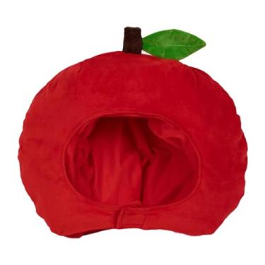 Imagem de MotiveTech Chapéu de Maçã com Frutas, Acessórios para Fotografia, Novidade, Gorro de Pelúcia, Chapéu para Festa, Carnaval, Evento, Festa de Aniversário, Feriado