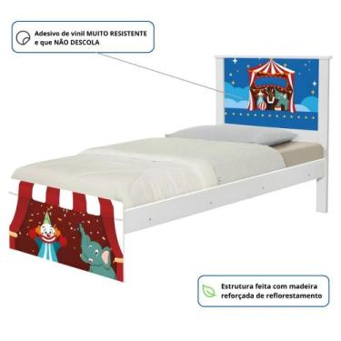 Imagem de Bi Cama Juvenil Zap Palhaço Circo com Colchões - Mais de Casa