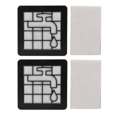 Imagem de Aqur2020 Conjunto de Filtro de Vácuo HEPA Reutilizável (2 Filtros + 2 espumas) para, Peças de Substituição Lavável