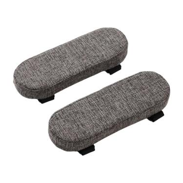 Imagem de MotiveTech Apoio de Braço para Cadeira de Mesa com Capa Lavável para Sala de Jantar E Sofá, Cinza Escuro, Tamanho real