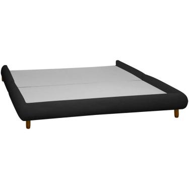 Imagem de Base Cama Box Quarto de Casal 153cm Orgânica Napoli Bouclê