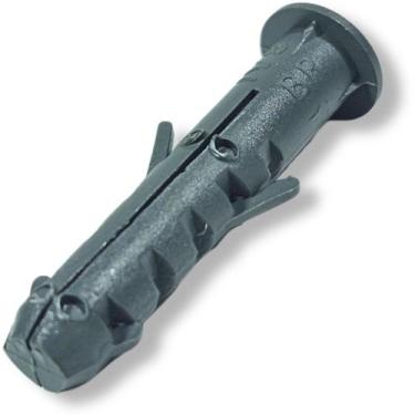 Imagem de Bucha plástica m8 com anel fixação segura parede oca concreto tijolo c