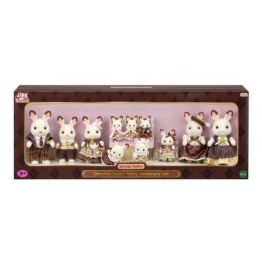 Imagem de Sylvanian Families - Familia Coelho Chocolate EPOCH MAGIA