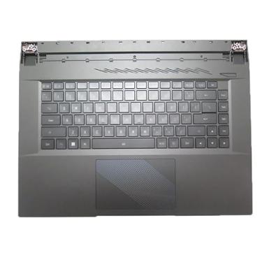 Imagem de PalmRest&Keyboard para laptop preto para Gigabyte 4RKX5LBOF00001UI00 V221545BS1 UI 27703-UINR2-S10S Inglês EUA Teclado retroiluminado Novo
