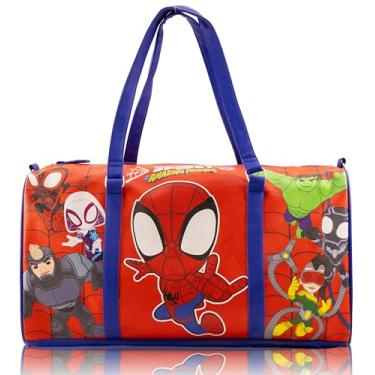 Imagem de Stitch, Minnie, Mickey, Pooh, Harry Potter ou Jack Skellington Mini bolsa de viagem de couro de 40,6 cm, bolsa de viagem, bolsa de viagem noturna, bolsa de fim de semana para mulheres, homens, adultos