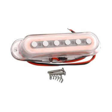 Imagem de YIJU Substituição de captador de bobina única, acessório, baixo ruído, peça de metal para guitarra elétrica, braço, ponte, captador para performance ao, Pescoço
