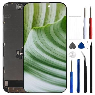 Imagem de SWARK Substituição de tela LCD TFT para iPhone 16, A3287, A3081, A3286, A3288, substituição do conjunto de digitalizador de tela LCD com kit de ferramentas de reparo atualizado - sem função de
