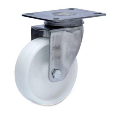 Imagem de Rodízio Série 12 Inox Placa 101mm - Nylon 170kg - Colson - 4183, 4183