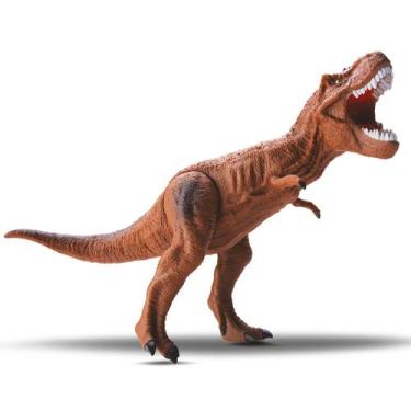 Imagem de Dinossauro T-Rex Brinquedo Realista Articulado Jurassic Park - Bee Toy