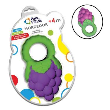 Imagem de Mordedor Formato Uva Macio Com Cheirinho De Tutti Frutti - Pais & Filh