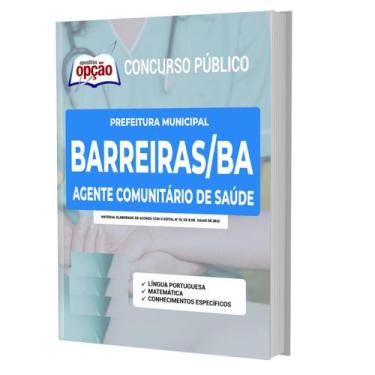 Imagem de Apostila Barreiras Ba - Agente Comunitário De Saúde - Apostilas Opção