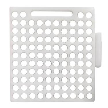 Imagem de Placa Porcionadora Grande Doces Brigadeiro 104 Furos 13G - Solrac