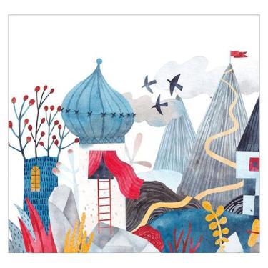 Imagem de Papel de Parede Adesivo Infantil Paisagem Bebe Quarto Menino - 569pcp 