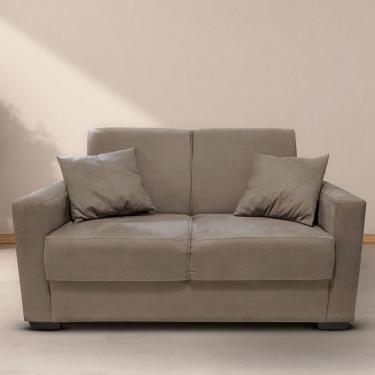 Imagem de Sofá Estofado 2 Lugares Sala Estar Recepção Sofia Suede Capuccino