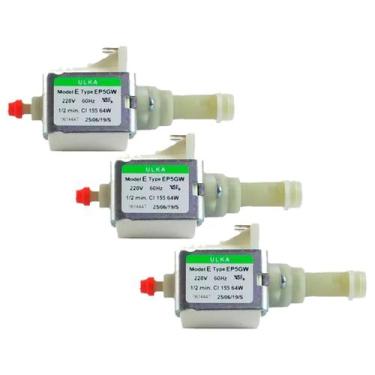 Imagem de Kit 3 Bombas Ulka Para Máquinas Cafeteiras Saeco Gaggia 220v