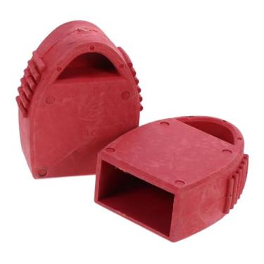 Imagem de Generic 2 peças de para escada extensível, tampas superiores, tampa de borracha, protetor de botas de escada fácil de instalar para academia, treino de