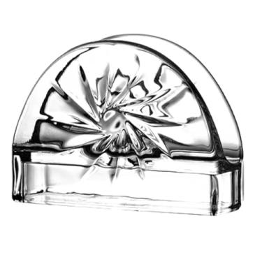 Imagem de Suporte de guardanapo de vidro Suporte de toalha de papel transparente espesso para restaurantes casas elegante quadrado dispensador de lenços de mesa rack de guardanapo (estilo 6)