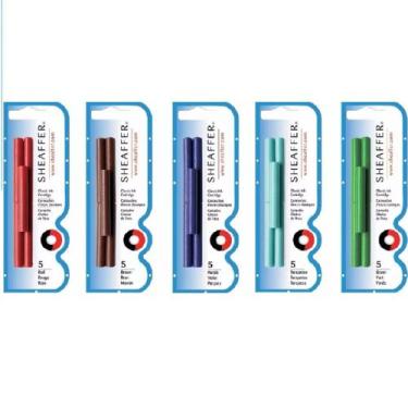 Imagem de Cartucho de Tinta Sheaffer Para Caneta Tinteiro - 5 Cores