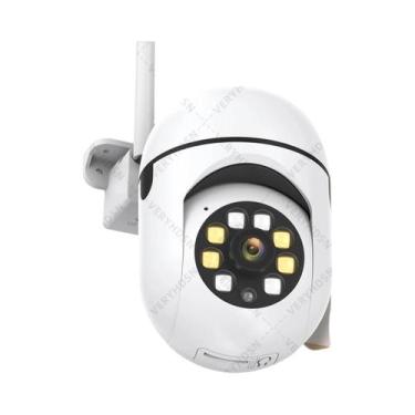 Imagem de Câmera IP CCTV PTZ Sem Fio 5MP Com Zoom 4X, Rastreamento Humano Por IA