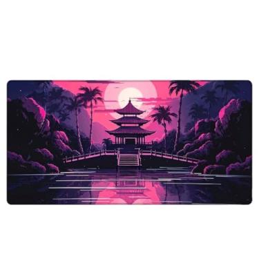 Imagem de EstampasMouse Pad Gamer Grande Borda Costurada Oriental Mousepad(Oriental | 1946,65x32cm)
