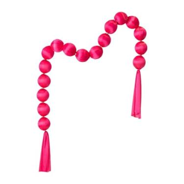 Imagem de predolo Guirlanda de bolas de espuma, projetos artesanais, decoração de casamento, banner de bola de espuma, para chá de panela, Natal, ação de Graças, Rosa