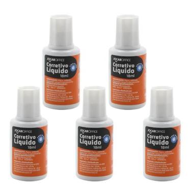 Imagem de Kit 5 Corretivos Escolares branquinhos 18ML A Base D'agua - Jocar Offi