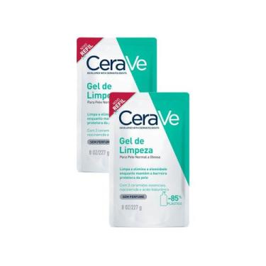 Imagem de Kit 2 CeraVe Gel de Limpeza Sem Perfume Refil 227g