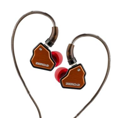 Imagem de HIFIXAUDIO 7Hz x Crinacle Zero: monitor de ouvido de 5 cm, fones de ouvido IEM dinâmicos atualizados de 10 mm, fones de ouvido com fio HiFi, com cabo OFC IEM para audiófilos de jogos e música (com